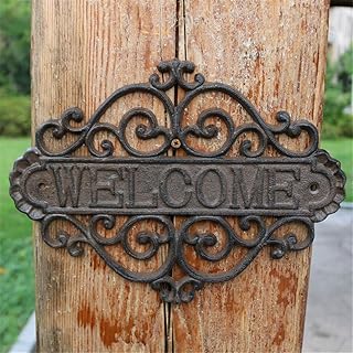Vintage artistic wall decoration in the shape of a cast iron flower for interior and outdoor entrance door, porch row plaque for entrance porch decoration, home decoration.. Shop confidently with DIAYTAR NIGERIA, offering affordable prices and reliable delivery within a week.