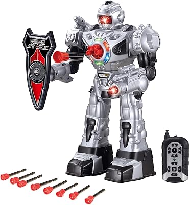 Large remote -controlled robot for children (35 cm long) pulls rockets.. Experience the convenience of boundless shopping with DIAYTAR NIGERIA's vast selection and quick delivery.