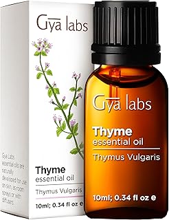 Thym gia labs essential oil for hair growth - 100 % pure thyme oil therapeutic quality for skin - Organic thyme essential oil for snoring and diffuser (10 ml).. Experience the DIAYTAR difference with our vast product selection and delivery within 5-8 days.