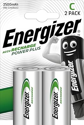 Energizer rechargeable c batteries, 2 2, gender package, pack of 2.. Shop millions of products across categories on DIAYTAR Nigeria — delivered right to your door.