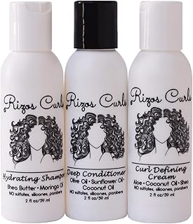 Rizos Curl Trio Rizos Travel Box for Curly Hair: shampoo and conditioner cream.. Shop with confidence at DIAYTAR NIGERIA, enjoying competitive prices and delivery within 8 days.