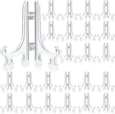 Mini transparent support 24 pieces ceramic photo frame for craftsmanship plastic La Maison.. With DIAYTAR Nigeria, everything is within reach — and within budget.