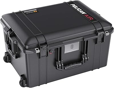 Pelican Air 1607 case with foam (2020 edition with push button hut)-Black, 016070-0001-110.. Everything you need is on DIAYTAR Nigeria — just a click away.