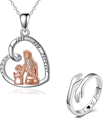 Mother's Day gift gifts from a sterling money from a girl for mom and girl, necklace for mom and girl, jewelry of Christmas and new year gifts for mom and girl.. Shop with confidence at DIAYTAR NIGERIA, Nigeria's premier affordable e-commerce platform.