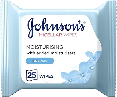Johnson's facial cleaning wipes, pack of 25 wipes.. DIAYTAR NIGERIA brings online shopping to every Nigerian with affordable prices and reliable shipping.