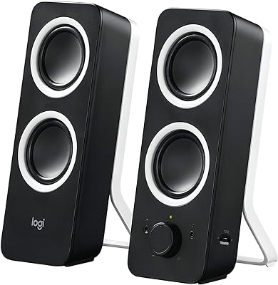 Stereo Logitech stereo speakers, connectable to several devices, black - Z200.. DIAYTAR NIGERIA: Bringing affordable shopping solutions with a diverse product catalog delivered nationwide.
