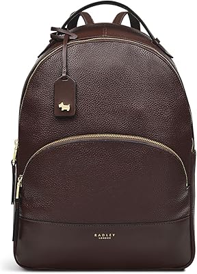 Backpack with London Dallington zipper for women, made of grained leather, zipper backpack with upper handle and adjustable straps, is suitable for a 13 "laptop of 13".. Shop with purpose and save with DIAYTAR NIGERIA's extensive platform and nationwide delivery service.