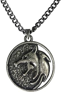 Jinks the Witcher White Wolf necklace from Netflix + wooden collection box, replica of the original, metal screen, not applicable.. Your digital shopping companion, DIAYTAR NIGERIA offers exceptional value with delivery in less than 8 days.