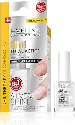 EVELINE NAIL THERAPY TOTAL ACTION PARKING SHAPOOR 8 IN 1 with silver particles, 12 ml.. Experience the ease of modern shopping with DIAYTAR NIGERIA's vast selection and quick delivery service.
