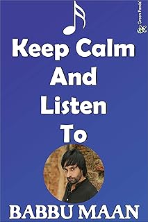 Shiny plastic poster Green Panda ® Keep your calm and listen to Babbu Maan (12 x 18 in).. Forget the long lines — DIAYTAR Nigeria is always open for shopping.