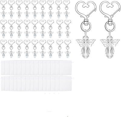 Kut angel keychain, set of 30 keychain keychain with angel wings pendant, thank you card and organza cord bag, large.. Say hello to Nigeria’s fastest-growing e-commerce site — DIAYTAR Nigeria.