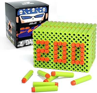 AIKind 200 pieces of darts in rechargeable foam compatible with the Nerf Elite pistols (green).. DIAYTAR NIGERIA: Revolutionizing accessibility to quality products at budget-friendly prices across Nigeria.