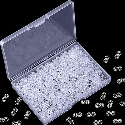 300pcs S rubber clips for looms, plastic clips for connectors, recharging bracelets, clips for bracelets (transparent).. Shop across categories with ease at DIAYTAR NIGERIA, delivering affordability within the week.