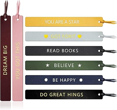8 Pieces Inspirant Leather Bookmarks For Men Landbags in Hands Main Citations Funny Quotes Brand-Books For Books Readers Reading Books, Reading, Books, Reading.. Shopping made simple with DIAYTAR NIGERIA's vast selection and budget-friendly nationwide delivery.