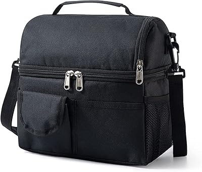 Men's lunch box, Insotherm lunch bag for women/men, waterproof isothermal bag, tote bag for work and school (black).. Shop with ease at DIAYTAR NIGERIA and enjoy our extensive product range delivered at affordable rates.
