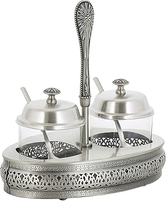 Brittany double stainless steel jam dish.. From office supplies to fashion — DIAYTAR Nigeria brings it fast.
