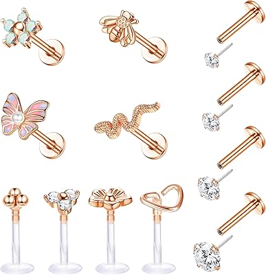 Creole earrings Labret in surgical steel 16 grams for wireless women, lips to grow, ear hook, conch and monroe.. Shop confidently with DIAYTAR NIGERIA, offering affordable prices and reliable delivery within a week.