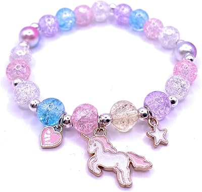 Evols Extensible bracelet to stack with pearls for colorful unicorn girls adapts to most sizes. Supplied with personalized packaging. A wonderful gift for a birthday, a diploma, Christmas and the holidays... DIAYTAR NIGERIA brings the market to your fingertips with affordable prices and swift delivery services.