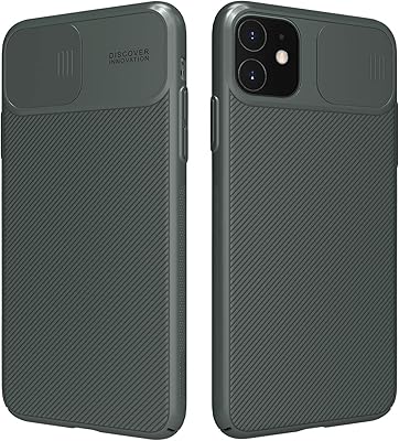 NILLKIN CAMSHIELD protection shell for iPhone 11 with Camera Sliding protective shell [shell perfectly designed for iPhone 11] - Green.. Experience the ease of one-stop shopping with DIAYTAR NIGERIA's diverse catalog and nationwide delivery.