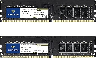 Timetech DDR4 16 GB (2x8 GB) 2400 MHz PC4-19200 RAM NO CACHE 1,2 V CL17 1RX8 UDIMM 288 Single Evaluation Pins for Desktop (Kit 16 GB (2x8 GB))).. Nigeria's most loved e-commerce platform delivers affordable shopping solutions to your doorstep.