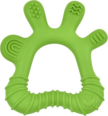 Front and side dentition ring for baby green sprouts -.. Shop with ease at DIAYTAR NIGERIA and enjoy our extensive product range delivered at affordable rates.