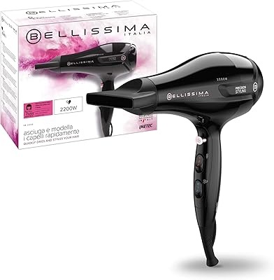 Dry precision hair dryer Bellissima S9 2200 2200, 2200 W models, 8 air temperature settings.. Shop with confidence at DIAYTAR NIGERIA, enjoying competitive prices and delivery within 8 days.