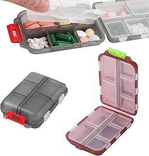 Portable PP 2 -piece plastic pill box, moisture -resistant portable pharmacy box, perfect for travel and daily use, suitable for pills and capsules.. DIAYTAR NIGERIA: Revolutionizing how Nigerians shop with affordable prices and prompt delivery services.