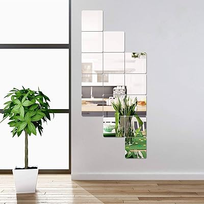 15 pieces of removable wall stickers in acrylic for the decoration of the living room and the bedroom (squares with round corners, 15 rooms).. Experience the ease of modern shopping with DIAYTAR NIGERIA's diverse marketplace delivered promptly.