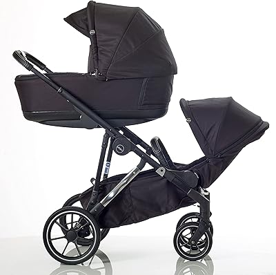 Tandem and nacelle stroller mee -go uno+ - allegra black.. Join thousands of satisfied shoppers on DIAYTAR Nigeria.