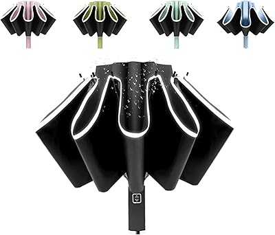 Anti-UV umbrella Small inverted umbrella Upple-winding Upplux with large reversible automatic umbrella of 46 inch.. DIAYTAR NIGERIA makes every shopping desire a reality with affordable prices and delivery in 5-8 days.