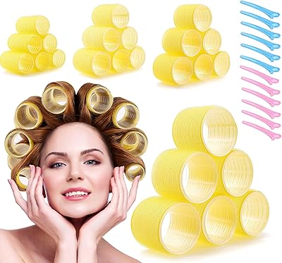 Primify Lot of 36 giant Bigoudis, 24 large Bigoudis Auto-Agrippants and 12 hairpin duck beak, 64 mm, 50 mm, 40 mm, 30 mm rollers for hairdressing accessories.. DIAYTAR NIGERIA: Where online shopping becomes effortless with budget-friendly nationwide delivery.