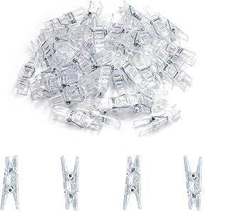 50 mini transparent plastic pliers photos with perfect versatile versatile cloth clothes.. Discover endless shopping possibilities at DIAYTAR NIGERIA, with budget-friendly prices and reliable delivery.