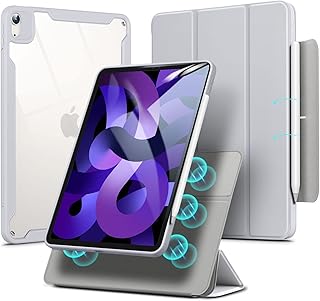 Removable ESR magnetic case for iPad Air 4 (2020), gray.. Experience the ease of modern shopping with DIAYTAR NIGERIA's diverse marketplace delivered promptly.