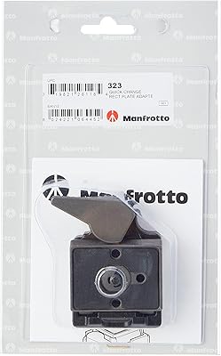 Rectangular Manfrotto 323 Rectangular Change Plate Adapter for Monopod, compatible with digital SLRs, compact camera system, mirror, aluminum long, aluminum.. Experience shopping freedom with DIAYTAR NIGERIA's comprehensive platform and reliable shipping service.