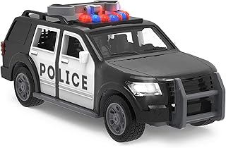 Driven by Battat - Mini Police Car 4x4 - Toy car with lights and sounds - Lauses and children's games from 3 years old.. DIAYTAR Nigeria delivers happiness in 5–8 days, no matter what you buy.