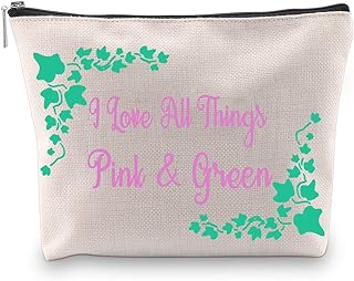 Makeup bag and g2tp travel cosmetics for alpha sorority woman with the sentence i love all Things in pink and green, i love all Things pink and green.. Shop smart, shop DIAYTAR - Nigeria's most affordable e-commerce platform with nationwide delivery.