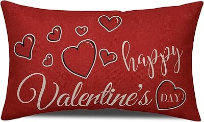 Cushion covers for Valentine's Day 12 x 20 cm, Happy Valentines Day cushion cushion, cushion cushion in the shape of love heart, hello love cushion covers, Farm decorative cushion for sofa, bedroom.. DIAYTAR NIGERIA connects you with thousands of products at competitive prices, delivered within a week.