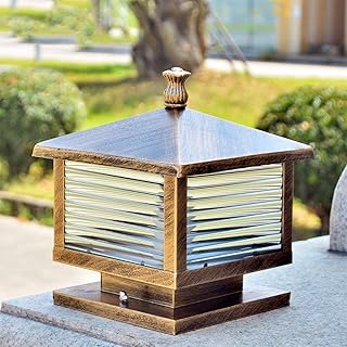 Vintage Classic Outdoor Reverber E27 Outdoor Square Pillar Waterproof Lampe.. DIAYTAR NIGERIA: Empowering Nigerians with access to affordable products and reliable 5-8 day delivery.