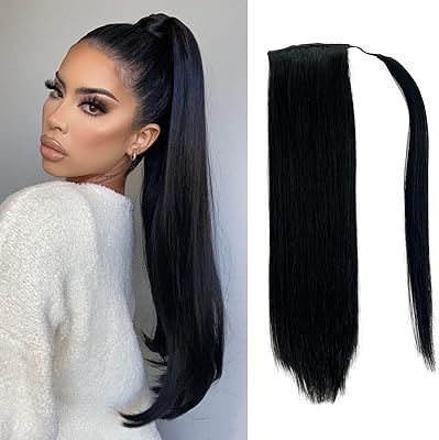 Extension of natural black horse 100% real human hair Remy rolled around a long straight ponytail 14 inch 80g 80g datony horseshoe extensions soft and black black rights.. Shop smart with DIAYTAR NIGERIA's vast selection and enjoy affordable shipping in just 5-8 days.