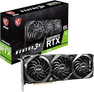 MSI GeForce RTX 3060 Ventus 3X 12G OC 12 GBPS GDRR6 192 Bits HDMI/DP PCIE 4 Fan Visitilator Torx Torx Torx Torplete Amplifier Amplifier Oc V397-031r amplifier graphic card... DIAYTAR Nigeria: Where affordability meets fast and reliable e-commerce service.