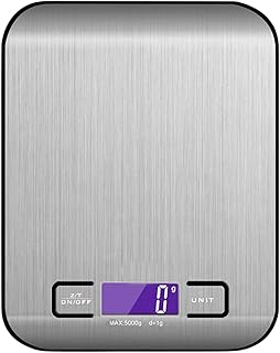 Digital kitchen balance in grams and ounces for weight loss, pastry, kitchen, keto, meal preparation, medium LCD screen, 304 stainless steel (black).. Experience shopping freedom with DIAYTAR NIGERIA's comprehensive marketplace delivered within 8 days.