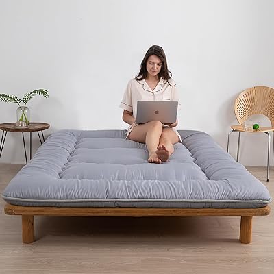 Japanese Futon Matterlas full size Max Yoyo, SHIKIBUTON TATAMI floor bed, Foldable Surmatles for guests, for motorhomes.. Your complete shopping companion, DIAYTAR NIGERIA offers extensive selection delivered within the week.