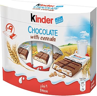 Cereal chocolate Kinder 211.5g packet of 7+2 free.. DIAYTAR NIGERIA transforms dreams into deliveries with our affordable prices and 5-8 day shipping.