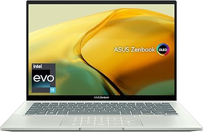 Asus ZenBook 14 UX3402ZA-OLED1Q5W (Aqua Celadon), MINCE laptop, i5-1240p 8 GB 512 GB SSD, Win11 Home, 14 inch 2.8K (2880 x 1800) OLED 16:10 OLED, FHD webcam, fingerprint, backlight-eng-arb-kb... DIAYTAR NIGERIA: Making online shopping accessible with affordable prices and nationwide delivery service.