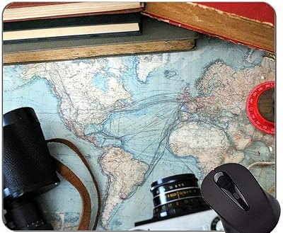 Rubber mouse mat with colored and sketched compass 190718-014 220*180*3 mm.. Shop with confidence at DIAYTAR NIGERIA, enjoying competitive prices and delivery within 8 days.