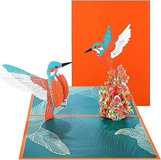 Pop-up Carte Design Colibri For Anniversary of Valentine.. Experience budget-friendly shopping at DIAYTAR NIGERIA, Nigeria's premier online marketplace with quick delivery.
