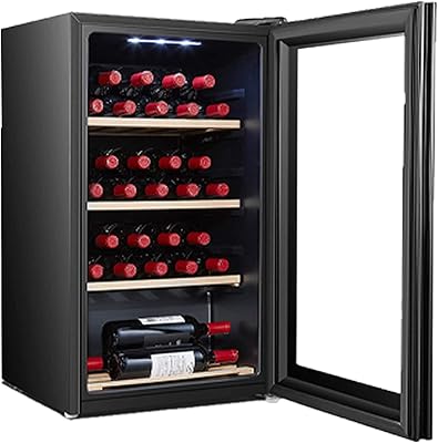 HOOVER DOWERED REGEMBER FIRMER 34 bottles with LED touch screen, wooden shelves, double door for UV protection, unique temperature zone function, self-supporting design with internal LED lighting, HWC-H34-B.. Nigeria's fastest-growing e-commerce site offers unbeatable prices and delivery within 8 days.