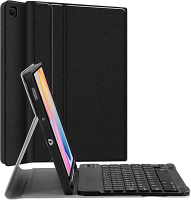 Case with keyboard for Samsung Galaxy Tab S6 Lite 10.4 inch, Geotech Smart Case With Keyboard For Galaxy Tab S6 Lite 2020 SM-P610 SM-P615 Wireless Magnetic Keyboard Detachable with STYLO S, Black.. Skip the traffic, shop online — DIAYTAR Nigeria brings it to you.