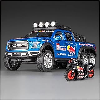 Sgtt Pro toy truck with bikes for boys F150 Raptor 6x6 in alloy.. DIAYTAR NIGERIA delivers on our promise of extensive selection and budget-friendly nationwide shipping.