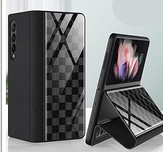 Galaxy Z Fold 3 5G leather case [leather + glass.. DIAYTAR NIGERIA: Creating access to affordable products for every Nigerian with our swift delivery service.